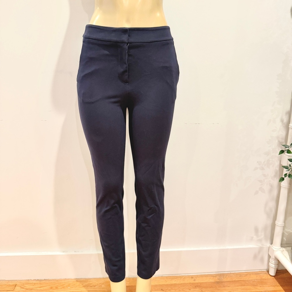Boden Slim Navy Pants Sz 4R 4 Capsule Timeless Minimalist